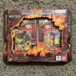 Lot Of Two Boxes! One Piece Card Game Illustration Box Vol.5 Bandai Namco Sealed - Image 3