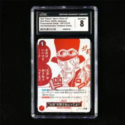 CGC 8 NM/MINT 2025 One Piece JPN Sabo -The Flame Won't Allow it OP13-019 R - Image 2