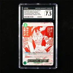 CGC 7.5 NEAR MINT+ 2025 One Piece JPN Monkey D. Luffy OP13-040 R - Image 1