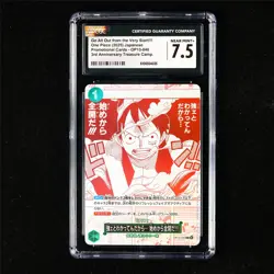 CGC 7.5 NEAR MINT+ 2025 One Piece JPN Monkey D. Luffy OP13-040 R - Image 2