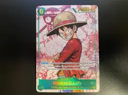 Monkey D. Luffy OP13-118 SEC Alt Art One Piece Carrying On His Will English NM - Image 1