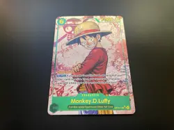 Monkey D. Luffy OP13-118 SEC Alt Art One Piece Carrying On His Will English NM - Image 2