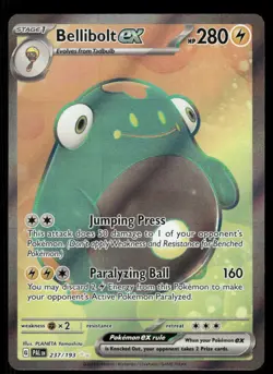 Pokemon Cards Bellibolt ex 237/193 Paldea Evolved Ultra Rare NM - Image 1