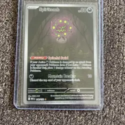 Pokemon TCG Spiritomb 148/132 2025 Mega Evolution Illustration Rare Card - NM - Image 1