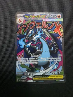 Mega Charizard X EX 023 Promo Holo Me: Mega Evolution Full Art Pokemon Card - Image 3