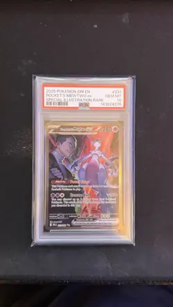 Pokemon Team Rocket's Mewtwo EX Destined Rivals Card 231/182 PSA 10 - Image 1