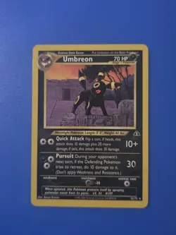 Pokemon Neo Discovery Umbreon 32/75 & Mr. Mime Lot of 2 Cards Nintendo 2001 - Image 1