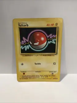 Pokemon TCG Voltorb Base Set, Unlimited Common Card 67/102 - Image 1