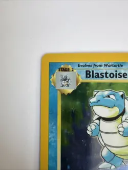 Blastoise 002/102 Base Set Holo LP Excellent Condition Pokemon Cards - Image 3