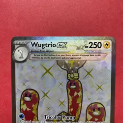 Wugtrio ex 190/162 Ultra Rare SV05: Temporal Forces Pokemon Card NM - Image 2