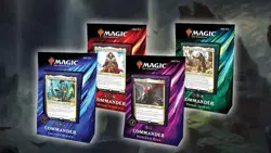 MTG Commander 2019 Set of 4 Decks Inner Case Magic the Gathering Factory Sealed 630509809264 - Image 1