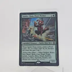 Spider-Ham, Peter Porker Rare Magic The Gathering TCG Marvel's Spider-Man 114 - Image 1