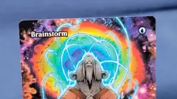 Brainstorm (Borderless) NM MTG: TNMT Ninja Turtles PZA 0004 - Image 2