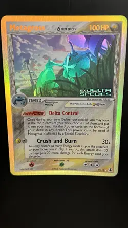 Metagross (Delta Species) NM 11/113 EX: Delta Species Reverse Holo Rare Pokemon - Image 4