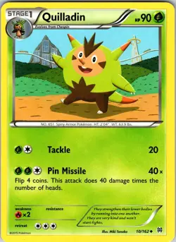 Quilladin 10/162 XY - BREAKthrough Pokemon TCG LP Normal - Image 1