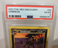 Pokemon 2001 Umbreon Neo Discovery 32/75 PSA 4 - Image 4
