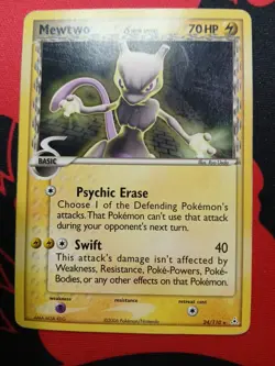 Pokemon Mewtwo Delta Species 24/110 Non-Holo See Pics & Description. - Image 2