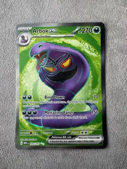 Arbox EX 185/165- Pokemon 151- Regular Ultra Rare Full Art Holo- NM - Image 1