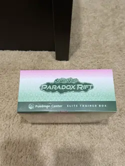 Paradox Rift Pokemon Center ETB Elite Trainer Box Iron Valiant Factory Sealed - Image 4