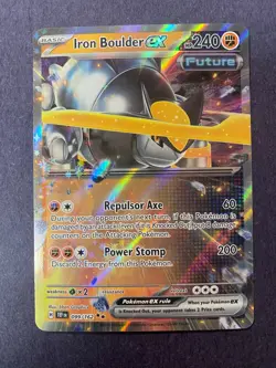 Pokemon TCG Iron Boulder ex 99/162 Temporal Forces Near Mint NM - Image 1