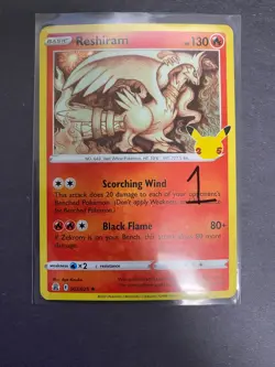 Pokemon TCG Reshiram 2/25 Celebrations Near Mint (NM) - Image 3