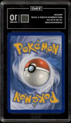 Pokemon Pikachu 151 MEW EN Illustration Rare #173 TAG 10 Gem Mint - Image 2
