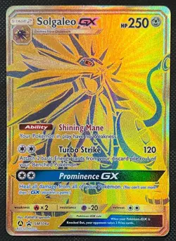2019 Pokemon Solgaleo GX SM104a Black Star Promo NM - Image 1