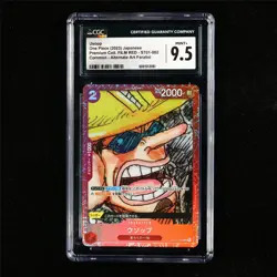 CGC 9.5 MINT+ 2023 One Piece JPN Usopp ST01-002 C (Alt Art) - Image 2