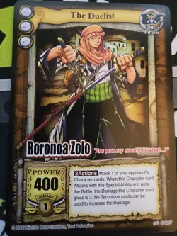 One Piece CCG Passage to the Grand Line 2006 Silver Foil Roronoa Zolo CH097 - Image 3