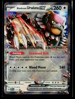 SV: Scarlet & Violet Promo Cards #177 Bloodmoon Ursaluna ex - Image 1