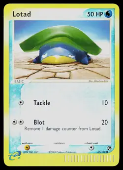 Pokemon Card - Lotad Sandstorm 67/100 Common Reverse Holo - Image 1