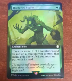 MTG: Hardened Scales Extended Art MISSPRINT, Universes Beyond: Fallout Card! - Image 1