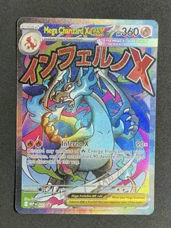 Mega Charizard X ex 023 Me: Mega Evolution Promo NM Pokemon Card - Image 1