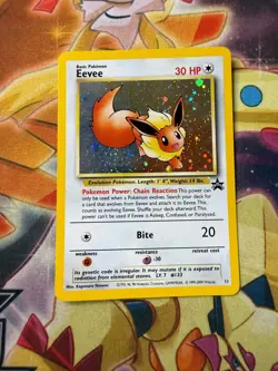 Eevee 11 Pokemon TCG Black Star Promo Holo NM / LP Vintage 2000 Card - Image 1