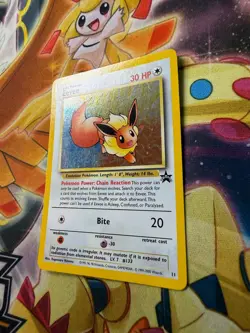 Eevee 11 Pokemon TCG Black Star Promo Holo NM / LP Vintage 2000 Card - Image 2