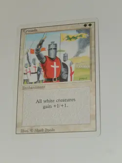 Magic The Gathering MTG Crusad e Revised Edition NEAR MINT RARE VINTAGE - Image 1