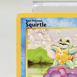 Pokemon Squirtle 63 /102 BS Base Set Unlimited Vintage 1999 LP - Image 2