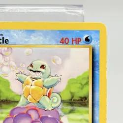 Pokemon Squirtle 63 /102 BS Base Set Unlimited Vintage 1999 LP - Image 3