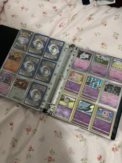 Pokemon Charizard Binder With Bulk Pokemon Cards Full Pages - Image 5