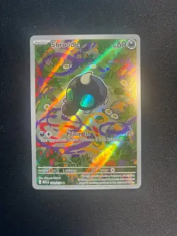 Pokemon TCG Shroodle 149/132 Me01: Mega Evolution Holo Rare Basic English - Image 1