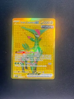 Pokemon Iron Leaves ex 213/162 SV05: Temporal Forces Ultra Rare Holo Full Art - Image 1
