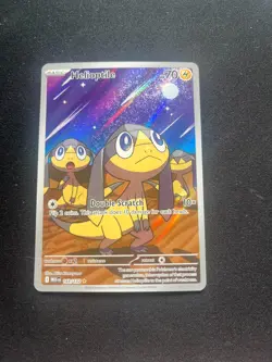 Pokemon TCG Mega Evolution Helioptile 143/132 Illustration Rare Full Art Holo NM - Image 1