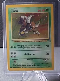 Pokemon Card Pinsir 9/64 - Jungle - Vintage WOTC Holo Rare Colmection LP/NM - Image 1
