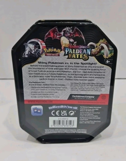 Pokemon TCG: SV Paldean Fates Iron Treads ex Tin - Image 2