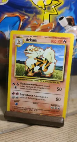 (Ex) 🐾 Arkani 24/102 Basis Set Rare Pokemon Karten TCG Deutsch 🇩🇪 - Image 1