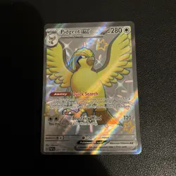 Pokemon TCG - Pidgeot ex 221/091 - Paldean Fates - Shiny Full Art NM - Image 1