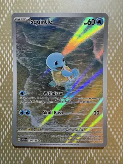 God Pack! Blastoise ex 200/165 Wartortle 171/165 Squirtle 170/165 Pokemon 151 NM - Image 5