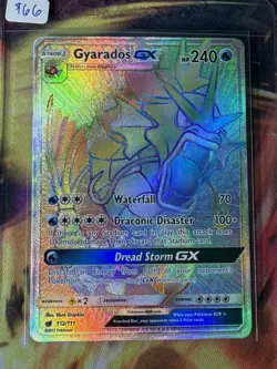 Crimson Invasion Gyarados GX Rainbow Secret Rare FA #112/111 - Image 3