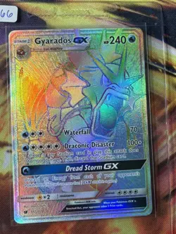 Crimson Invasion Gyarados GX Rainbow Secret Rare FA #112/111 - Image 4