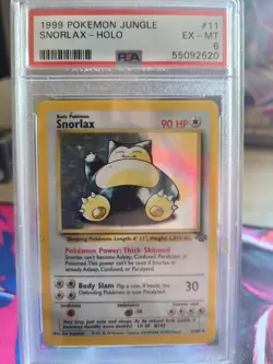 Pokemon Vintage- Snorlax #11 holo EN PSA 6 (EX-MT)Jungle Set - Image 5
